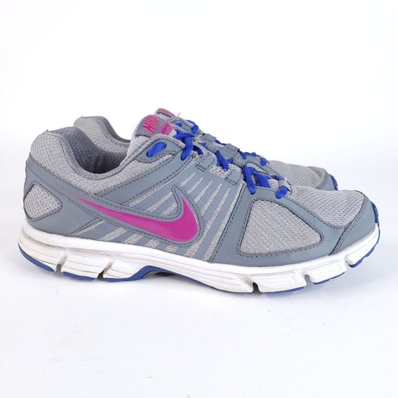 Nike Shoes - Nike Downshifter 5 Running Shoes Women's Size 9 Silver Pink Blue 537571 008
